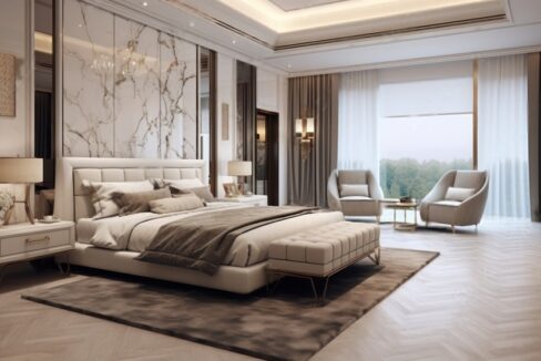 Opulent Apartment Interiors of first floor for sale in Green par extension