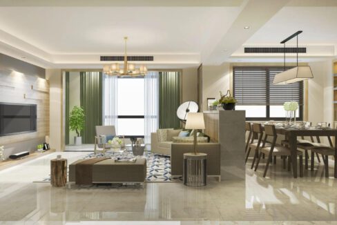 Lavish living room of a second floor for sale in vasant vihar