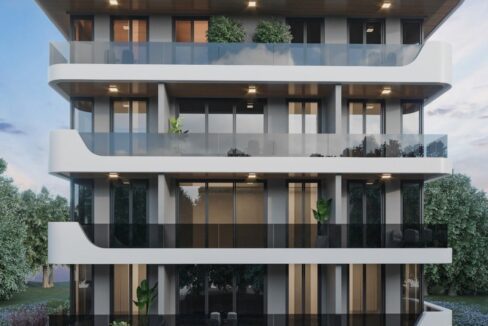 Elevation picture of a third floor with terrace garden for sale in vasant vihar
