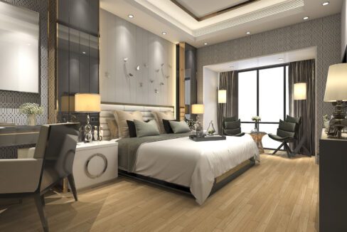 Bedroom picture of third floor with terrace garden apartment in GK 2