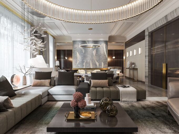 Brand New 4BHK Builder Floor For Sale In Anand Niketan Living Room