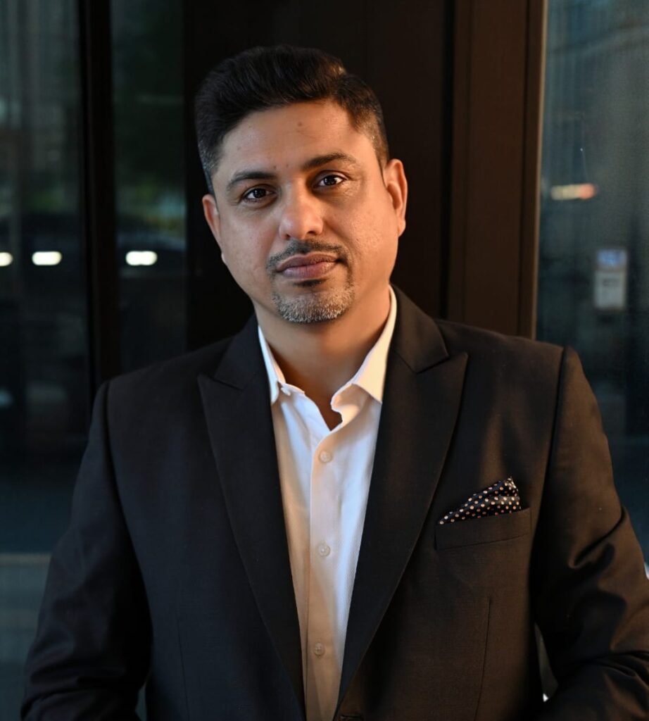 Portrait of Lalit Kaushik who is the Co-founder of Royale Realtors India